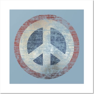 RETRO PEACE SIGN Posters and Art